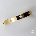 Bracelet Star Cuff Gold Plated